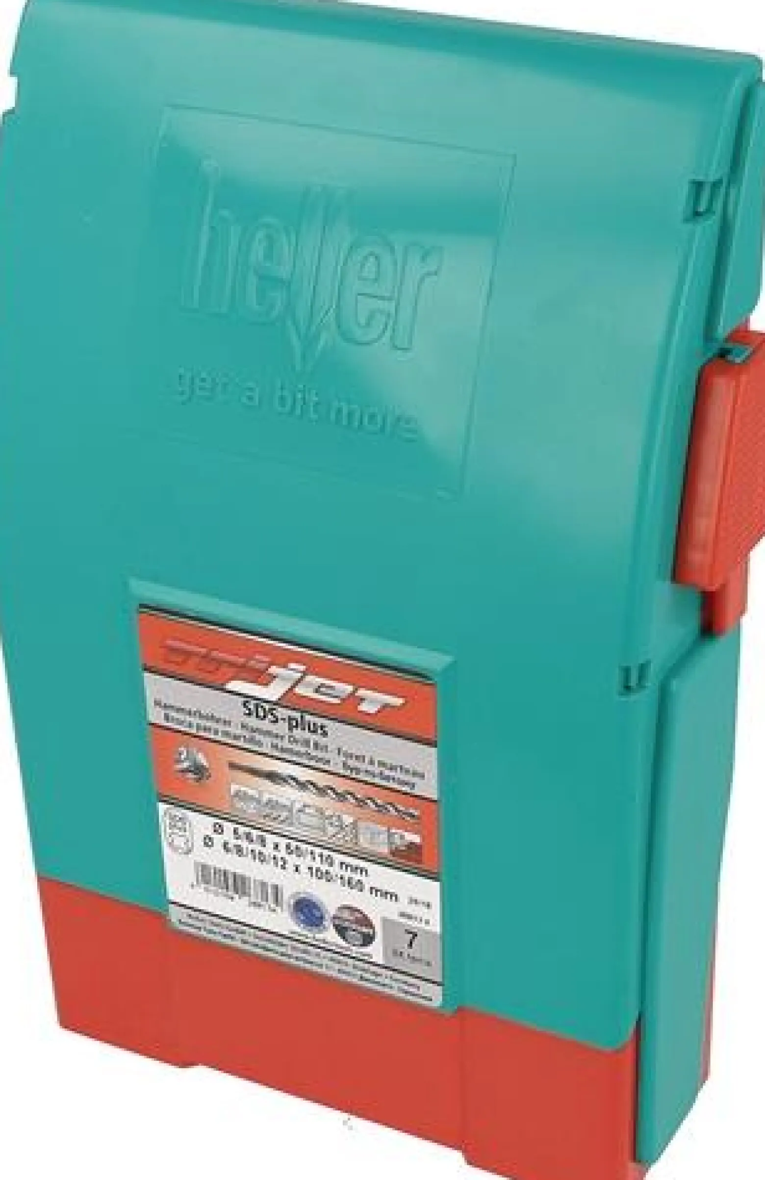 Hammerbohrersatz Trijet Ultimate 7-tlg.SDS-plus Ku.-Box HELLER