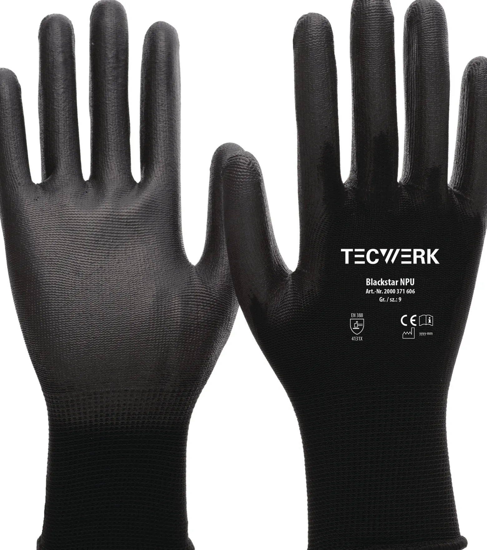 Handschuhe Blackstar NPU Gr.6 (S) schwarz EN 388 PSA II TECWERK