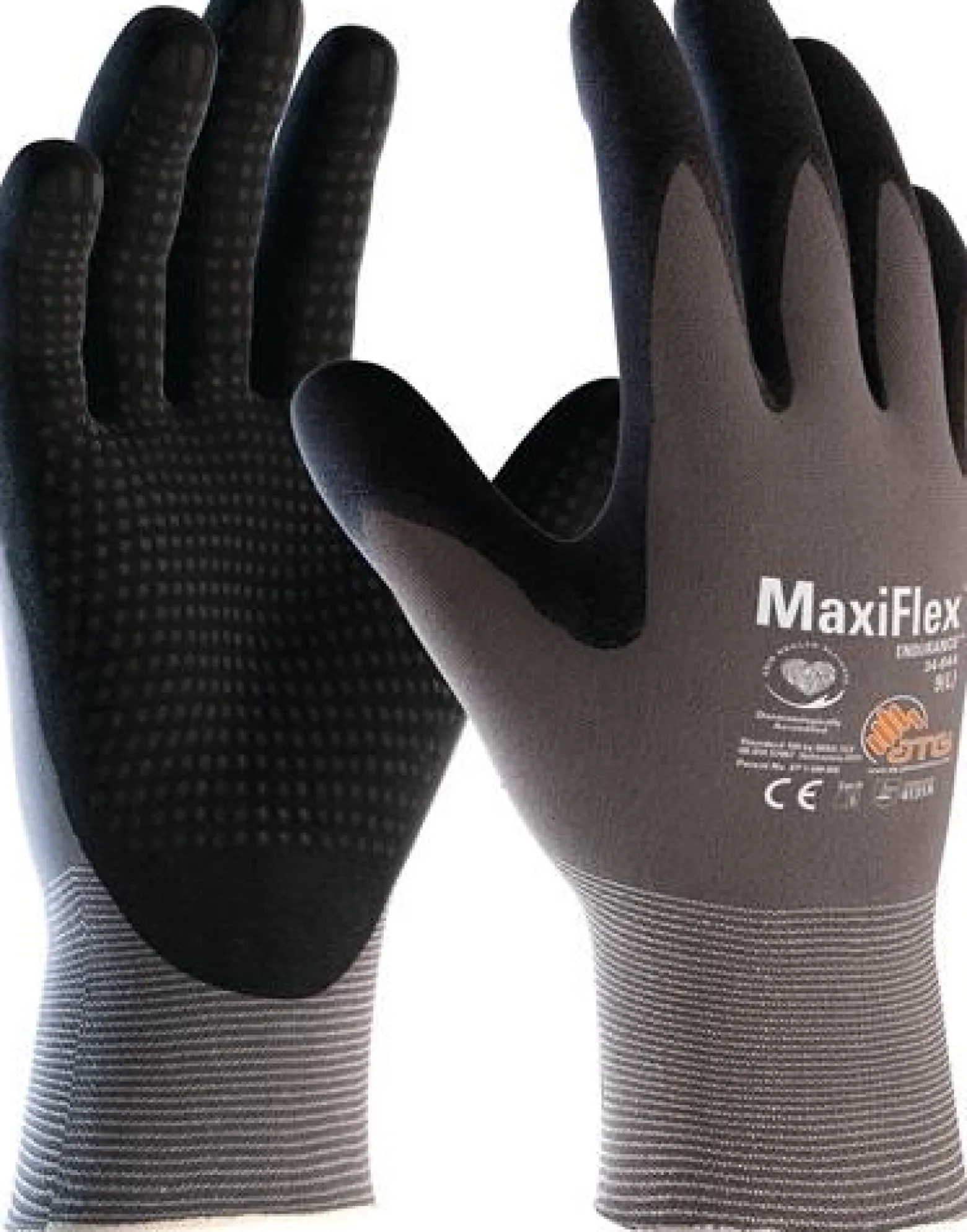 Handschuhe MaxiFlex® Endurance™ 34-844 Gr.10 grau/schwarz Nyl.m.Nitrilschaum