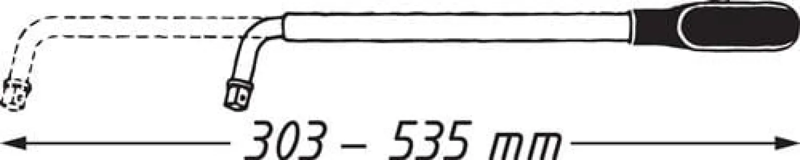 Hazet Ausziehbarer Radmuttern-Schlüssel - 772