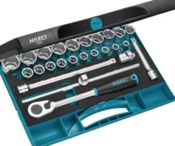 Hazet Steckschlüsselsatz 900 25tlg. 1/2″ SW 10 - 32 mm Anzahl Zähne 90 6-kant - 900