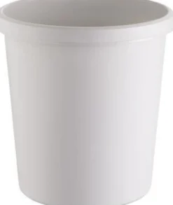 helit Papierkorb H6105882 18l rund Kunststoff lichtgrau