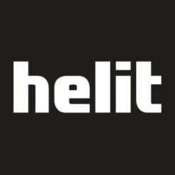 helit Papierkorb H6105882 18l rund Kunststoff lichtgrau