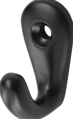 hermeta Handtuchhaken 0557 36 mm Aluminium kunststoffbeschichtet schwarz 27 mm - 0557-70E