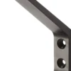 hermeta Huthaken 0148 einfach 86,5 mm Aluminium schwarz eloxiert 135 mm - 0148-18E