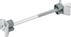 Hettich Arbeitsplattenverbinder AVB 5 Stahl verzinkt L.150 mm 2 gebogene Klemmplatten - 16048