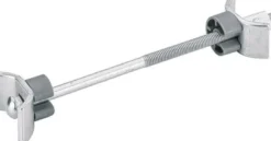 Hettich Arbeitsplattenverbinder AVB 5 Stahl verzinkt L.150 mm 2 gebogene Klemmplatten - 16048