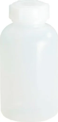 HÜNERSDORFF Weithalsflasche H 120 mm Ø 64 mm PE (LDPE) natur Einfüllöffnung-Ø 30,8 mm Inh. 250 ml - 420400