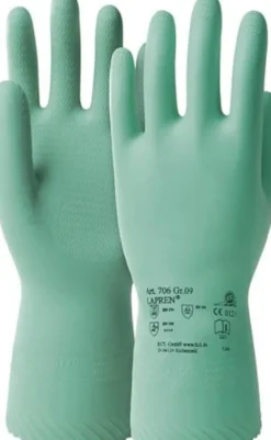 Honeywell Chemiehandschuh Lapren 706 Gr. 9 grün EN 388 EN 374 PSA III - 706/9