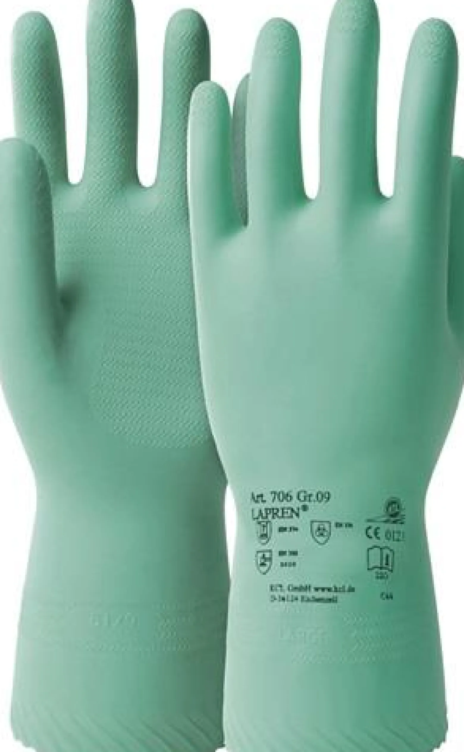 Honeywell Chemiehandschuh Lapren 706 Gr. 9 grün EN 388 EN 374 PSA III - 706/9