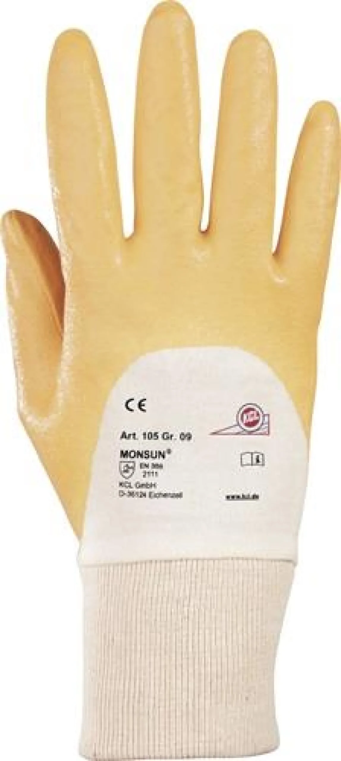 Honeywell Handschuhe Monsun 105 curry Gr. 10 - 105/10