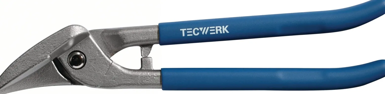 Idealblechschere L.260mm re.STA max.0,8mm VA max.0,45mm TECWERK