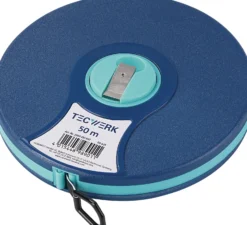 Kapselbandmaß L.50m Bandbr.13mm 2 mm/cm EG II ABS Nylon-Fiber TECWERK