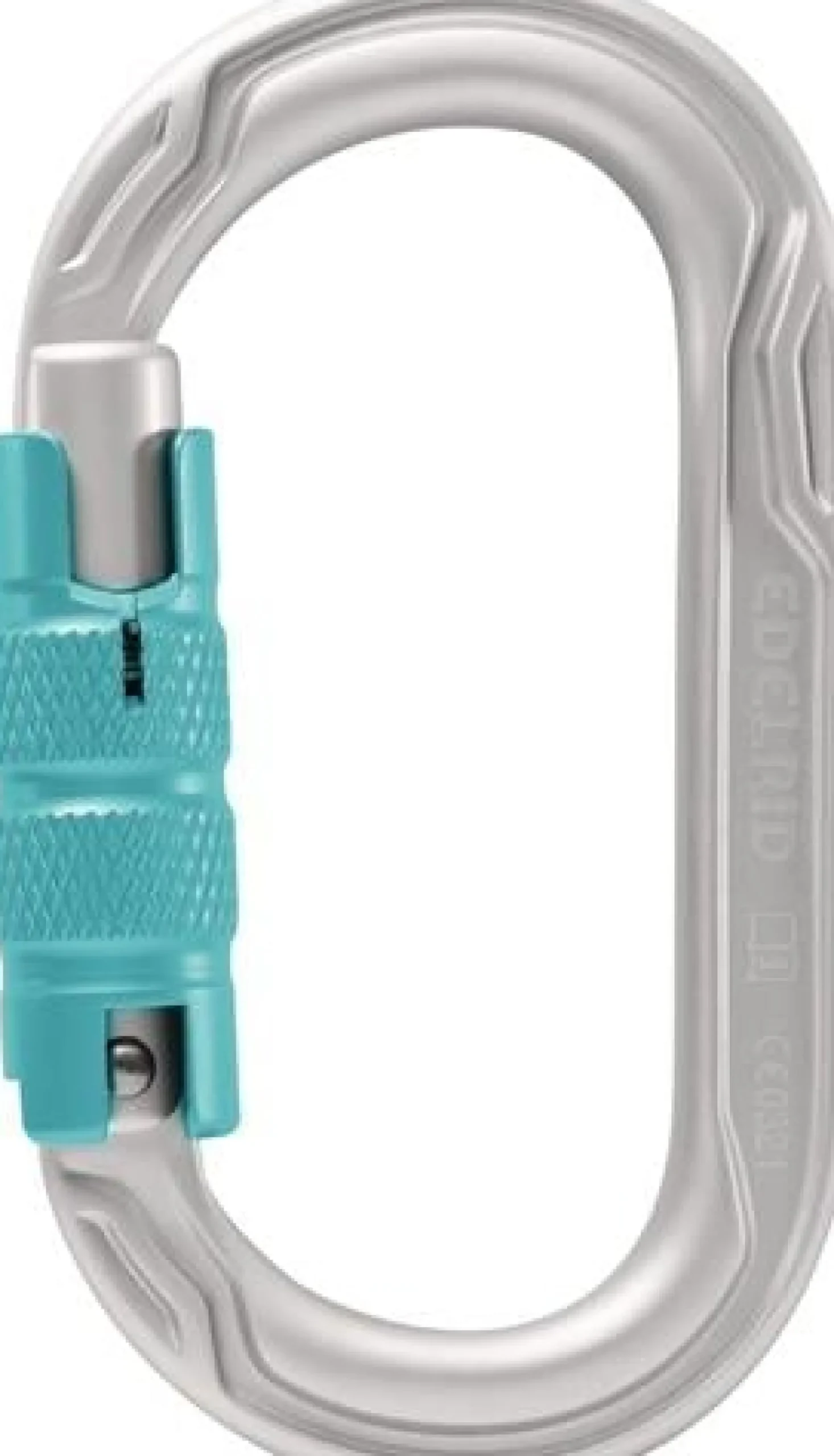 Karab.Oval Power 2500 Triple icemint L110xB64xDca.mm Alu.EN 12275,EN 362 EDELRID