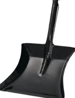 Kehrschaufel mit Düllgriff Metall schwarz lackiert - 51100-06