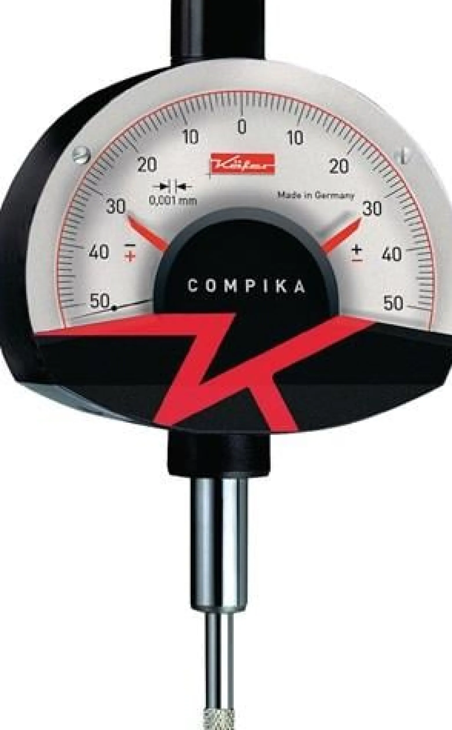 KÄFER Feinzeiger Compika 1001 0,1mm Abl.0,001mm m.Stoßschutz - 30010