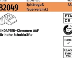 Klemme R 82049 AAF M12 Sphäroguß feuerverz. 1 Stück LINDAPTER