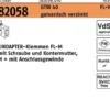 Klemme R 82058 GTW 40 FL 4 M10 galv.verz. 1 Stück LINDAPTER