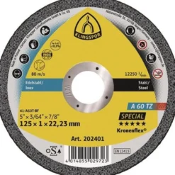 KLINGSPOR Trennscheibe A 60 TZ Special Ø 125 x 1 mm gerade - 202401