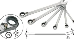 Knarrenringmaulschlüsselsatz 606/6-1 6-tlg.SW 21-32mm abgew.HAZET