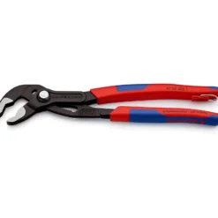 Knipex Cobra® mit Befestigungsöse grau atramentiert, mit Mehrkomponenten-Hüllen, mit integrierter Befestigungsöse zum Anbringen einer Absturzsicherung 250 mm - 8702250TBK