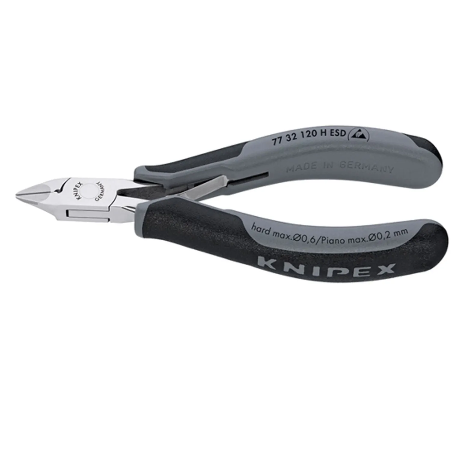 Knipex Elektronik-Seitenschneider mit Hartmetallschneide ESD -7732120HESD