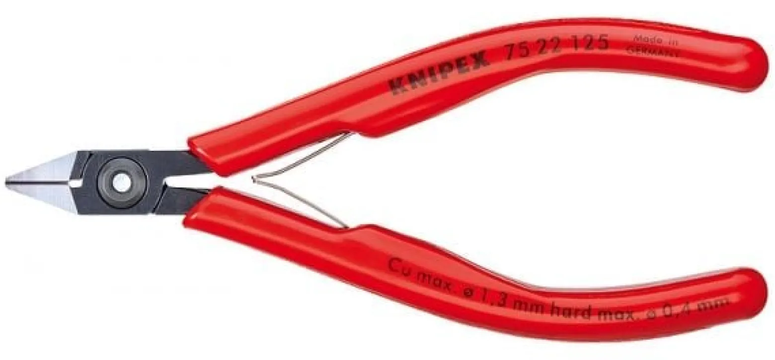 Knipex Elektronik-Seitenschneider 125 mm - 7522125