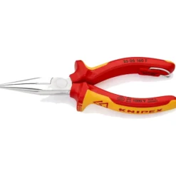 Knipex Flachrundzange mit Schneide/Befestigungsöse (Radiozange) - 2506160T