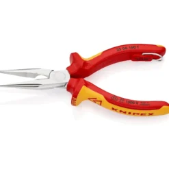 Knipex Flachrundzange mit Schneide/Befestigungsöse (Radiozange) - 2506160T