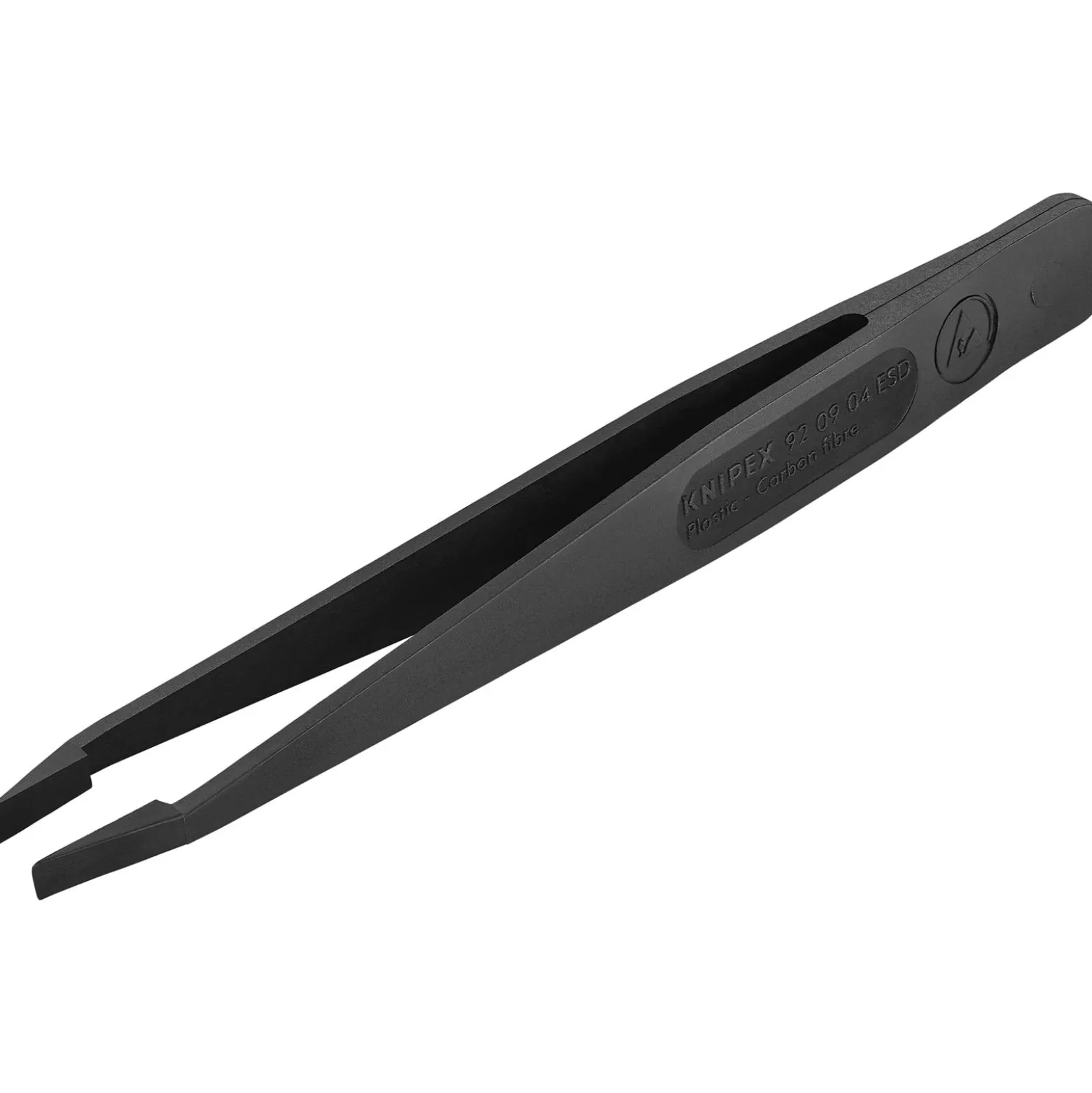 Knipex Kunststoffpinzette ESD, schwarz - 920904ESD