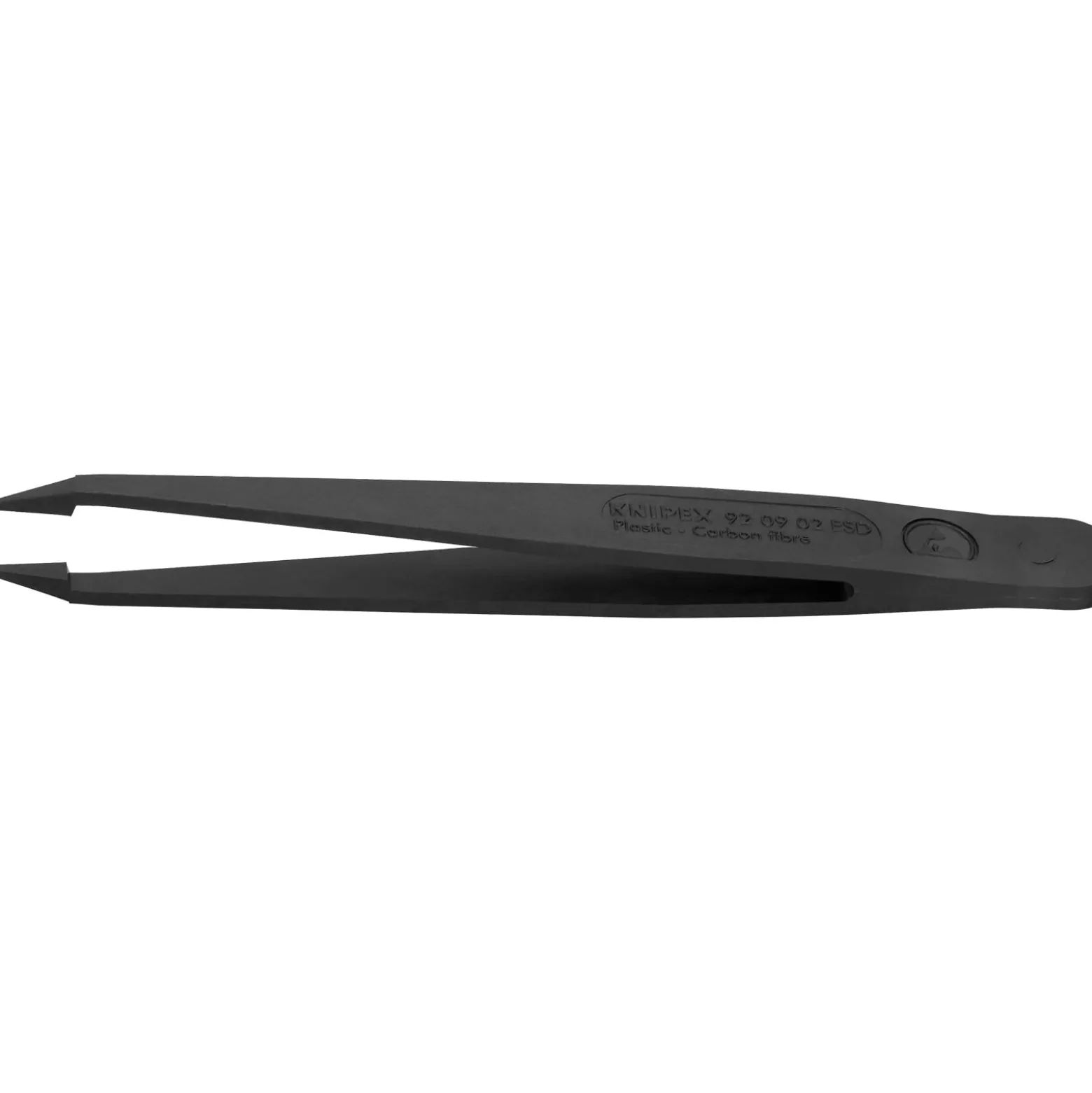 Knipex Kunststoffpinzette ESD, schwarz - 920902ESD