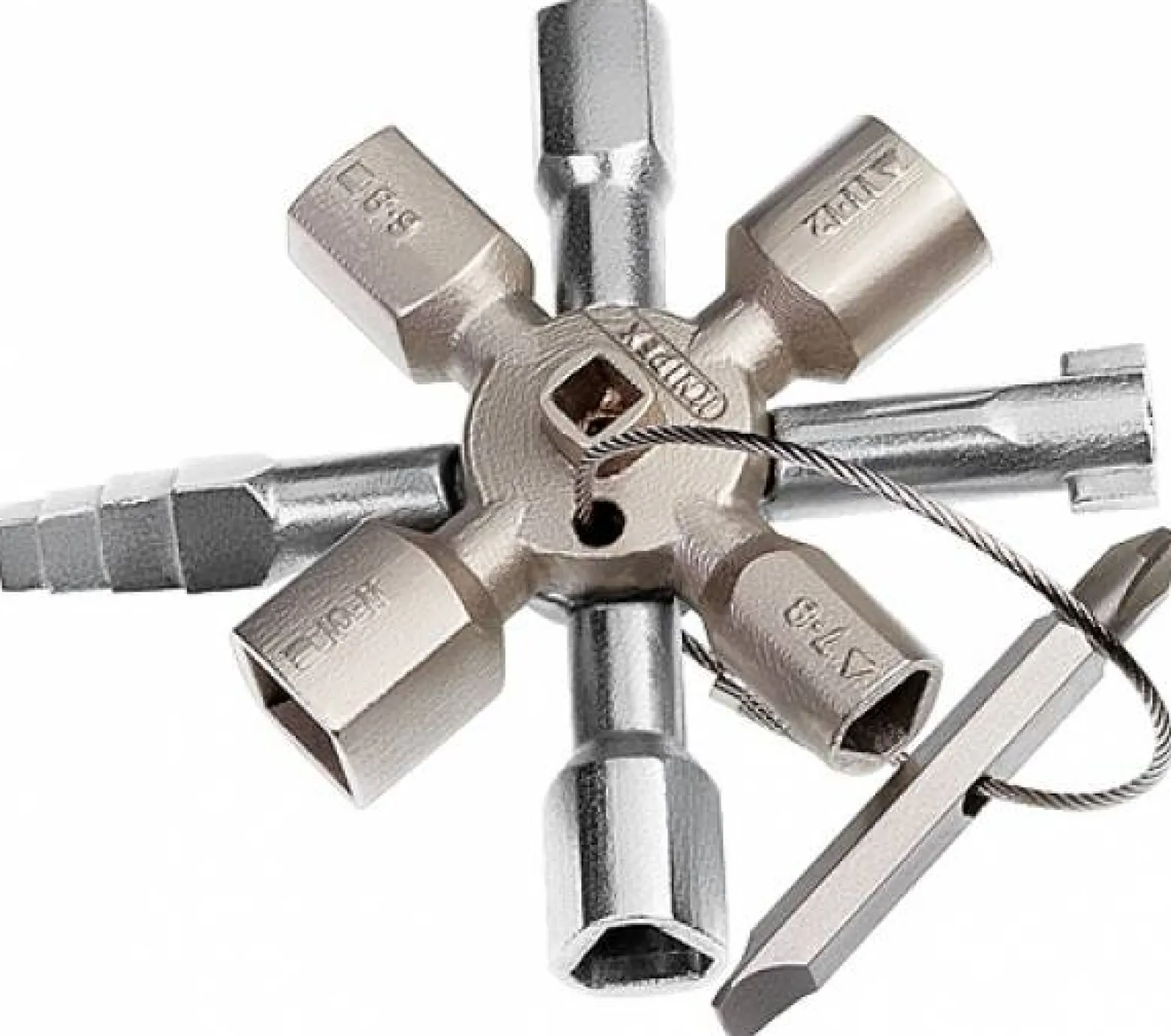 Knipex Schaltschrank-Schlüssel TwinKey - 001101