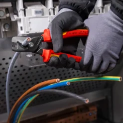 Knipex StepCut® XL Kabelscheren mit Stufenschnitt mit Comfort-Griffen brüniert - 9512225