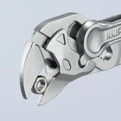 Knipex Zangenschlüssel XS verchromt, aufgeprägte, raue Oberfläche 100 mm - 8604100BK