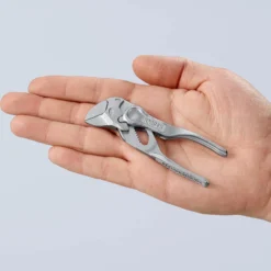 Knipex Zangenschlüssel XS verchromt, aufgeprägte, raue Oberfläche 100 mm - 8604100BK