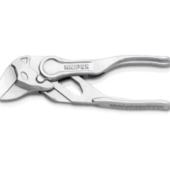 Knipex Zangenschlüssel XS verchromt, aufgeprägte, raue Oberfläche 100 mm - 8604100BK