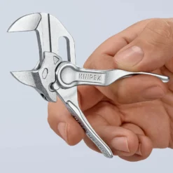 Knipex Zangenschlüssel XS verchromt, aufgeprägte, raue Oberfläche 100 mm - 8604100BK