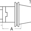Kombiaufsteckfräsdorn DIN 69871AD/B Spann-D.16mm SK40 A.-L.100mm TECWERK