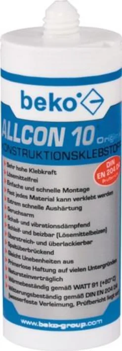 Konstruktionskleber Allcon 10 ® beige EN 204:D4 150 ml BEKO