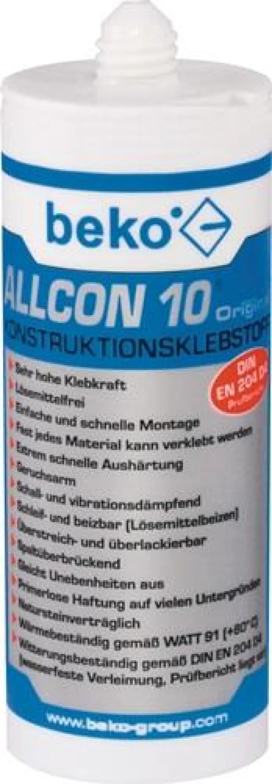 Konstruktionskleber Allcon 10 ® beige EN 204:D4 150 ml BEKO