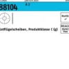 Kotflügelscheibe R 88104 10,5x25x1,5 A 2 100 Stück