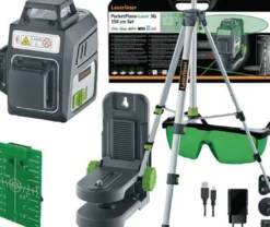Kreuzlinienlaser PocketPlane-Laser 3G ± 3,5Grad 515mm ± 0,3 mm/m LASERLINER