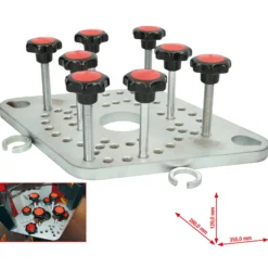 KS TOOLS Adapterplatte für Druckluft-Stand-Federspanner - 500.8801