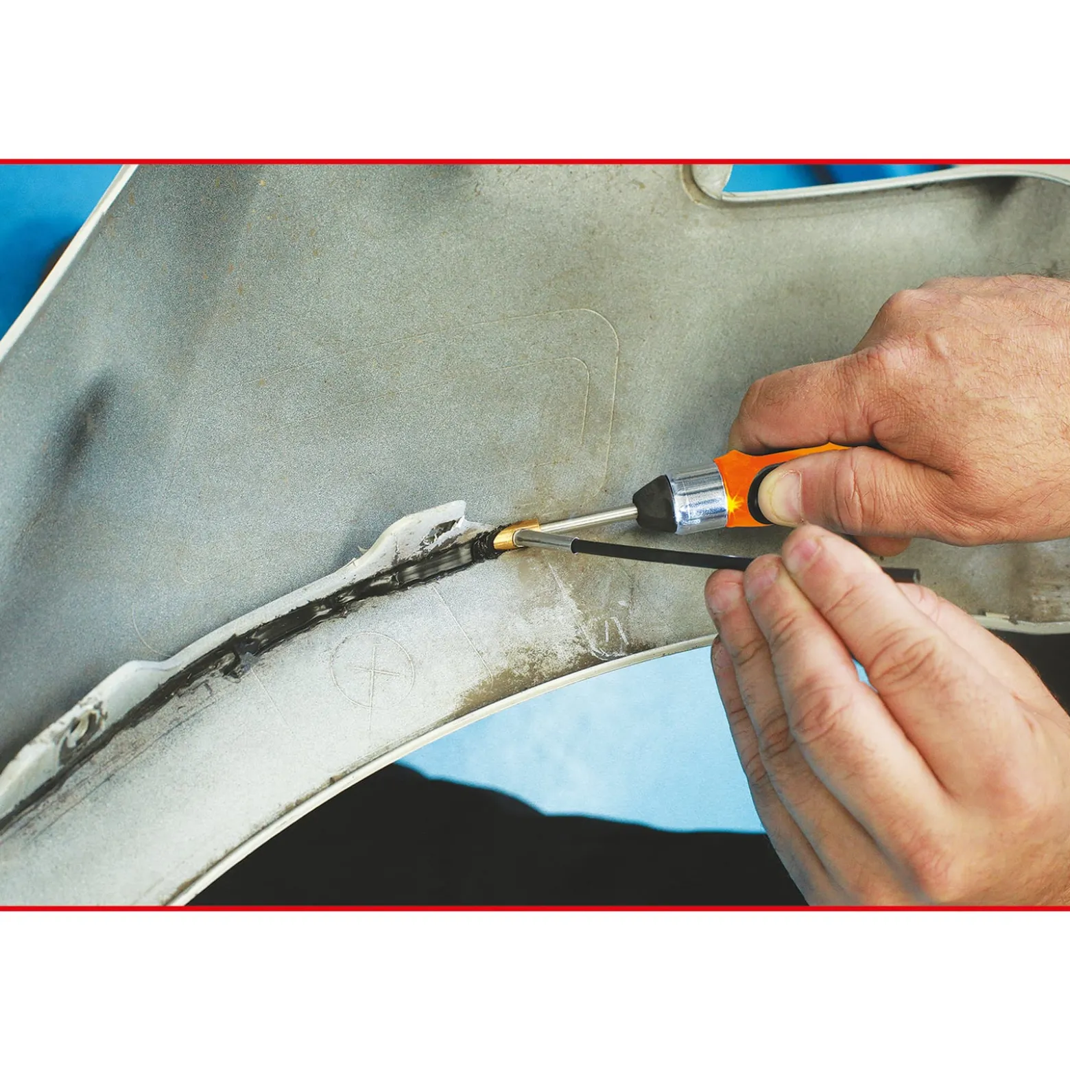 KS TOOLS Akku-Kunststoffreparatur-Satz 134tlg. - 150.1010