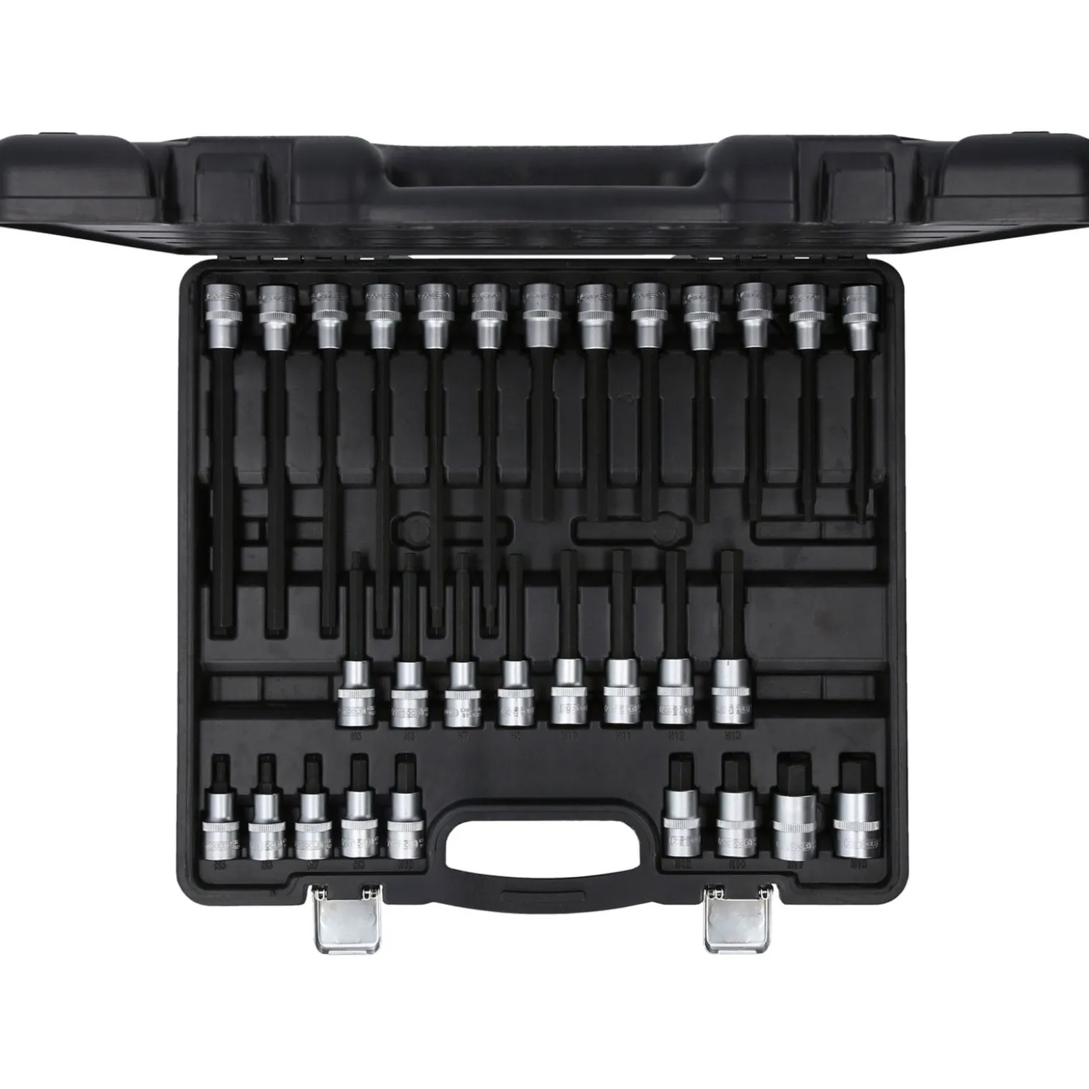 KS TOOLS 1/2" Bit-Stecknuss-Satz für Innensechskant-Schrauben 30tlg. - 911.4510
