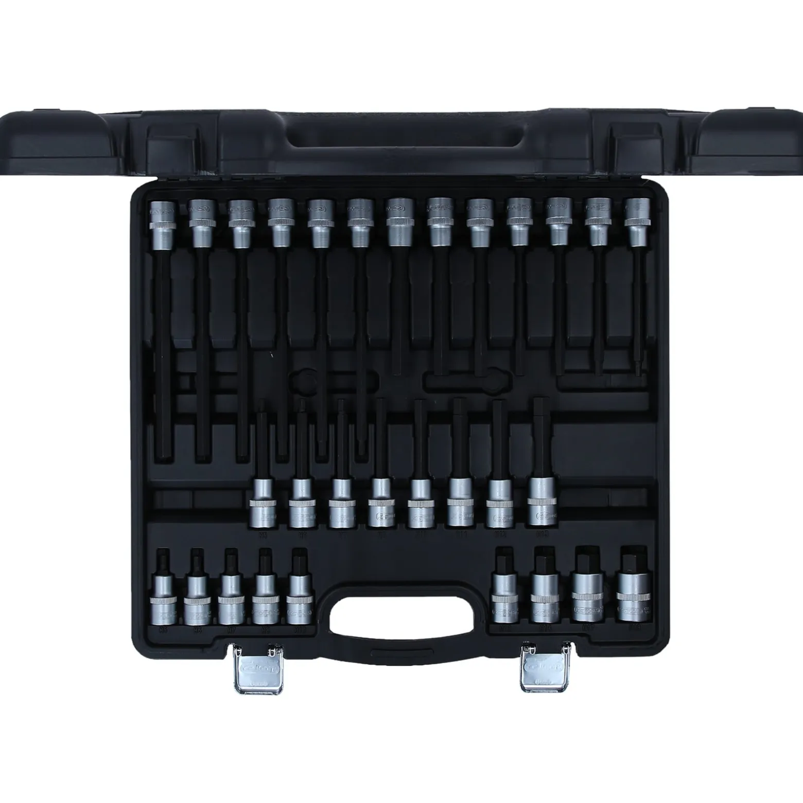 KS TOOLS 1/2" Bit-Stecknuss-Satz für Innensechskant-Schrauben 30tlg. - 911.4510