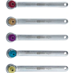 KS TOOLS Bremsen-Entlüftungsschlüssel-Satz 6tlg. - 160.0725