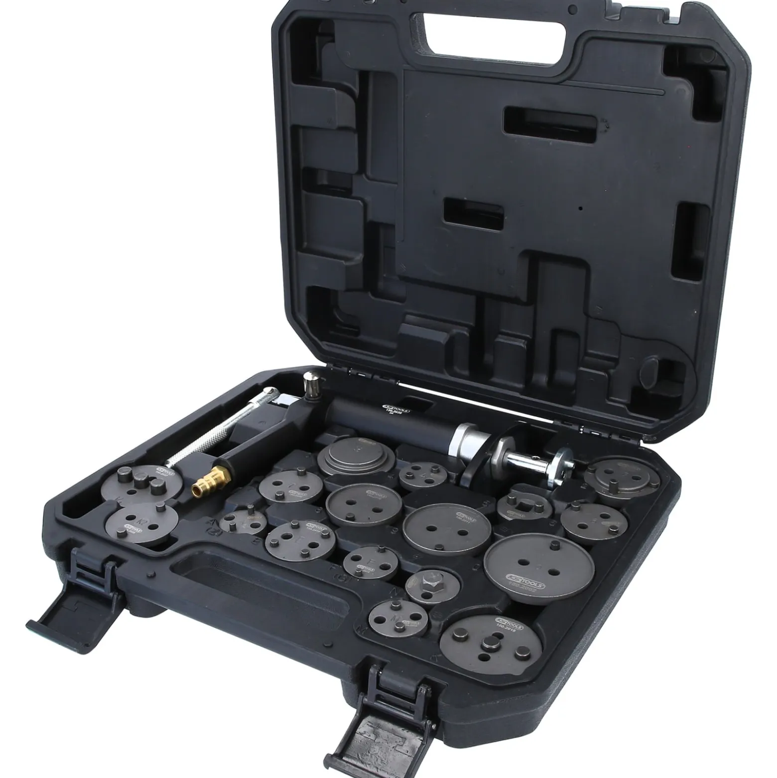 KS TOOLS Druckluftspindel-Bremskolbenwerkzeug-Satz 18tlg. - 150.2000