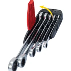 KS TOOLS DUO GEARplus Ratschenringmaulschlüssel-Satz mit Maul-Ratschenfunktion 5tlg. - 503.5205