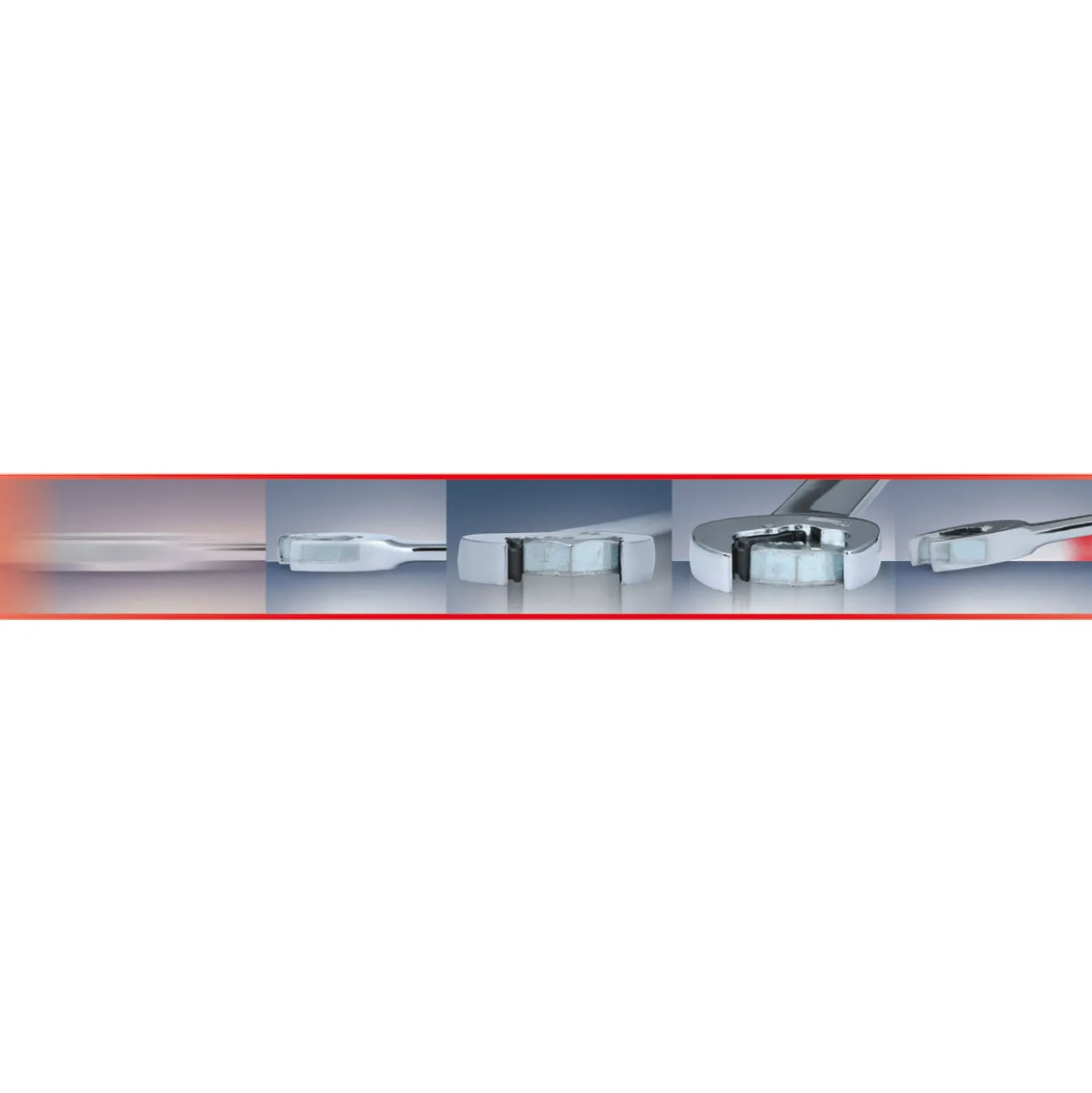 KS TOOLS DUO GEARplus Ratschenringmaulschlüssel-Satz mit Maul-Ratschenfunktion 5tlg. - 503.5205